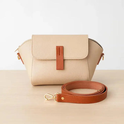 Girl's Faux Leather Textured Envelope Clutch